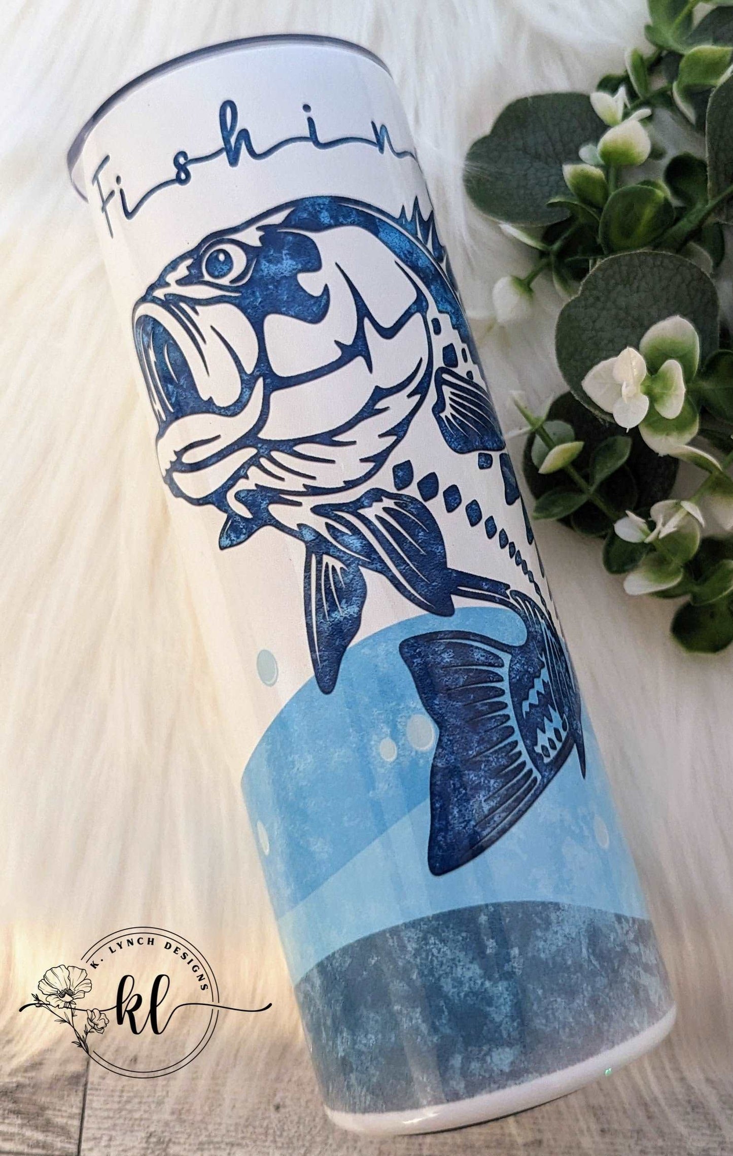 20 oz. Blue Bass Fishing