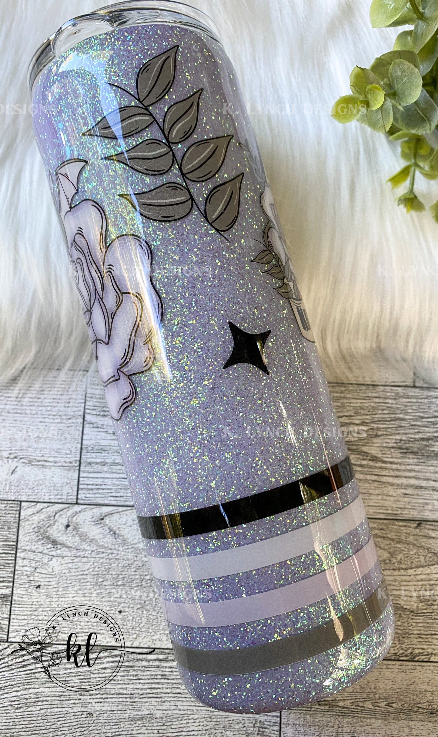 20 oz. "Never Better" Pastel Purple Bat Coffin Tumbler
