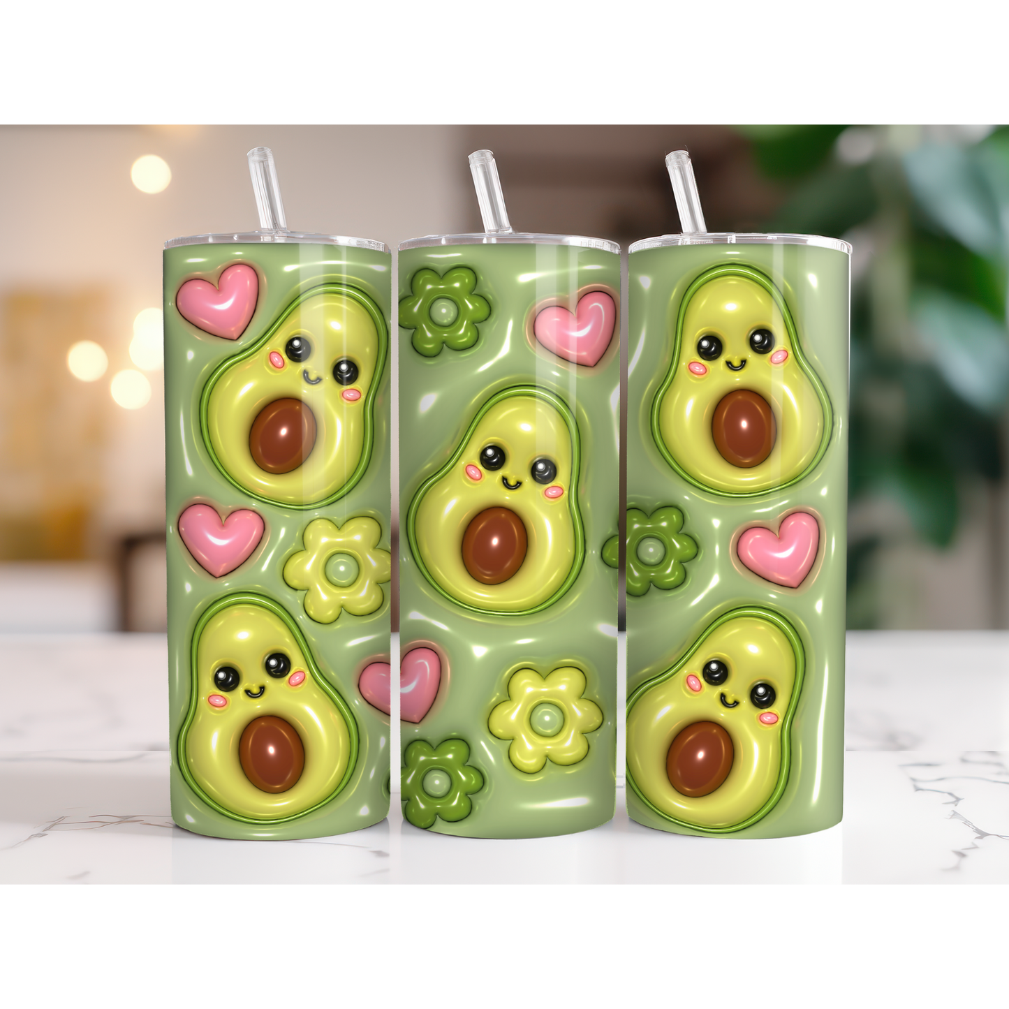20 oz. Puffy Avocado Tumbler