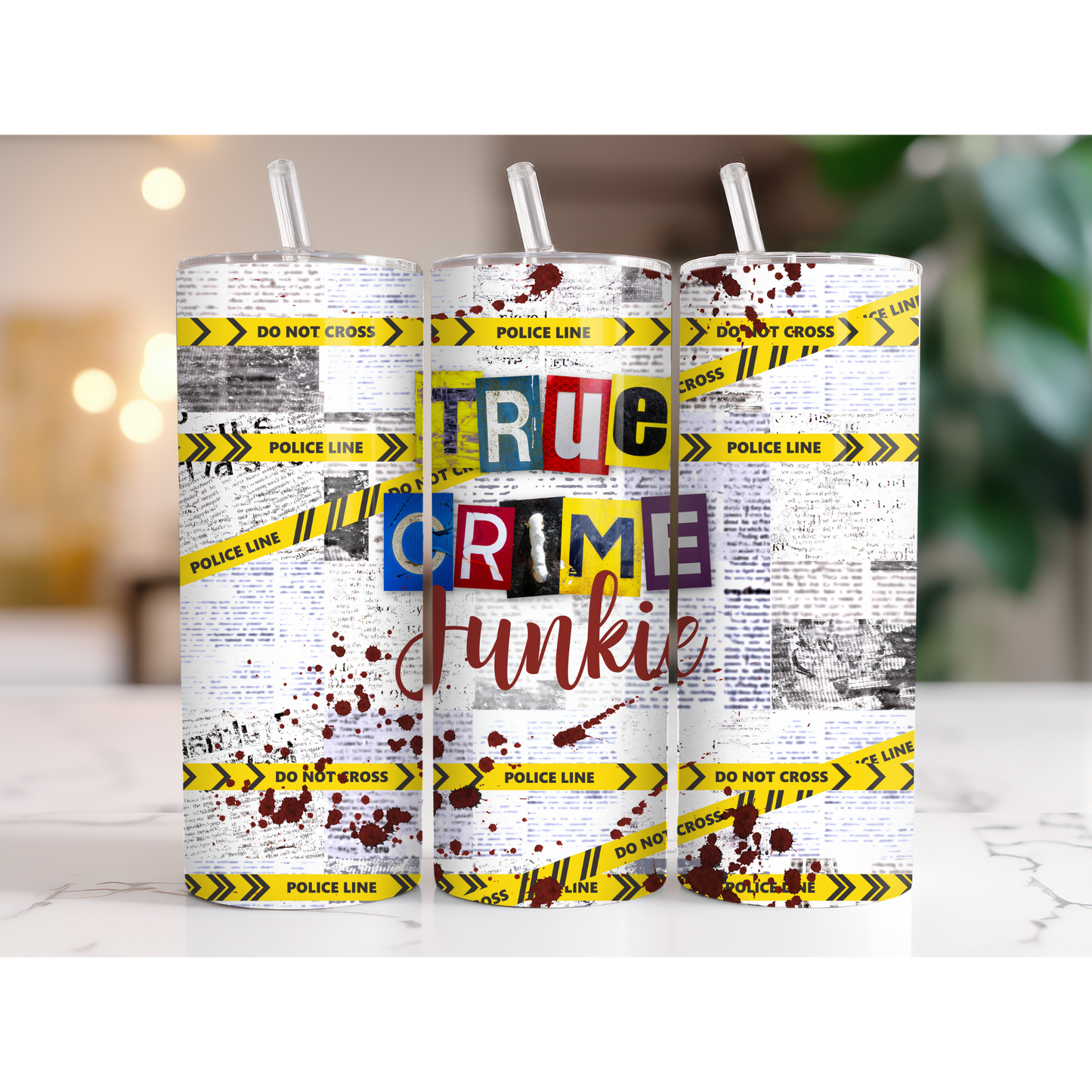 20 oz. "True Crime Junkie" Tumbler