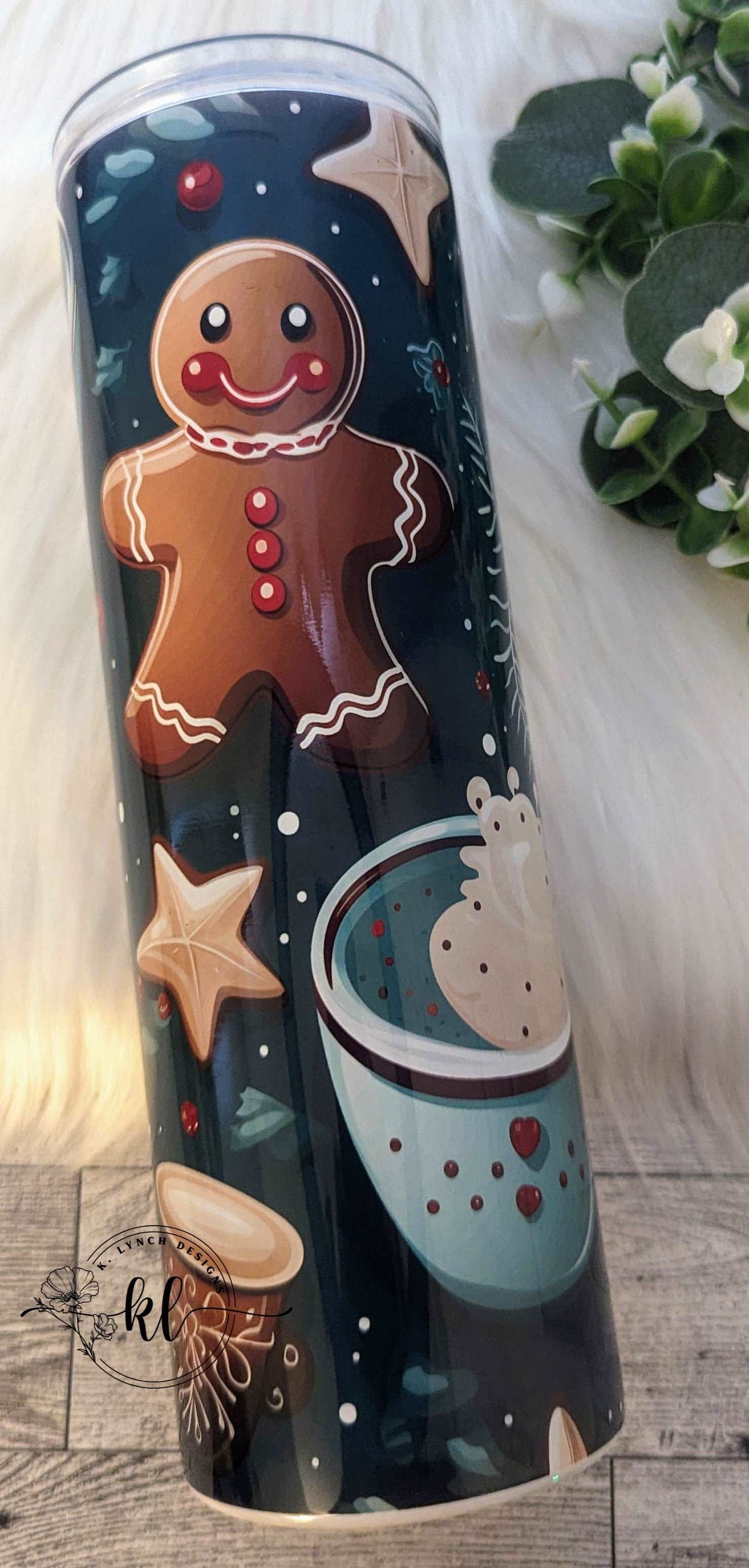 30 oz. Ginger Bread Cookie w/Hot Chocolate and Stars