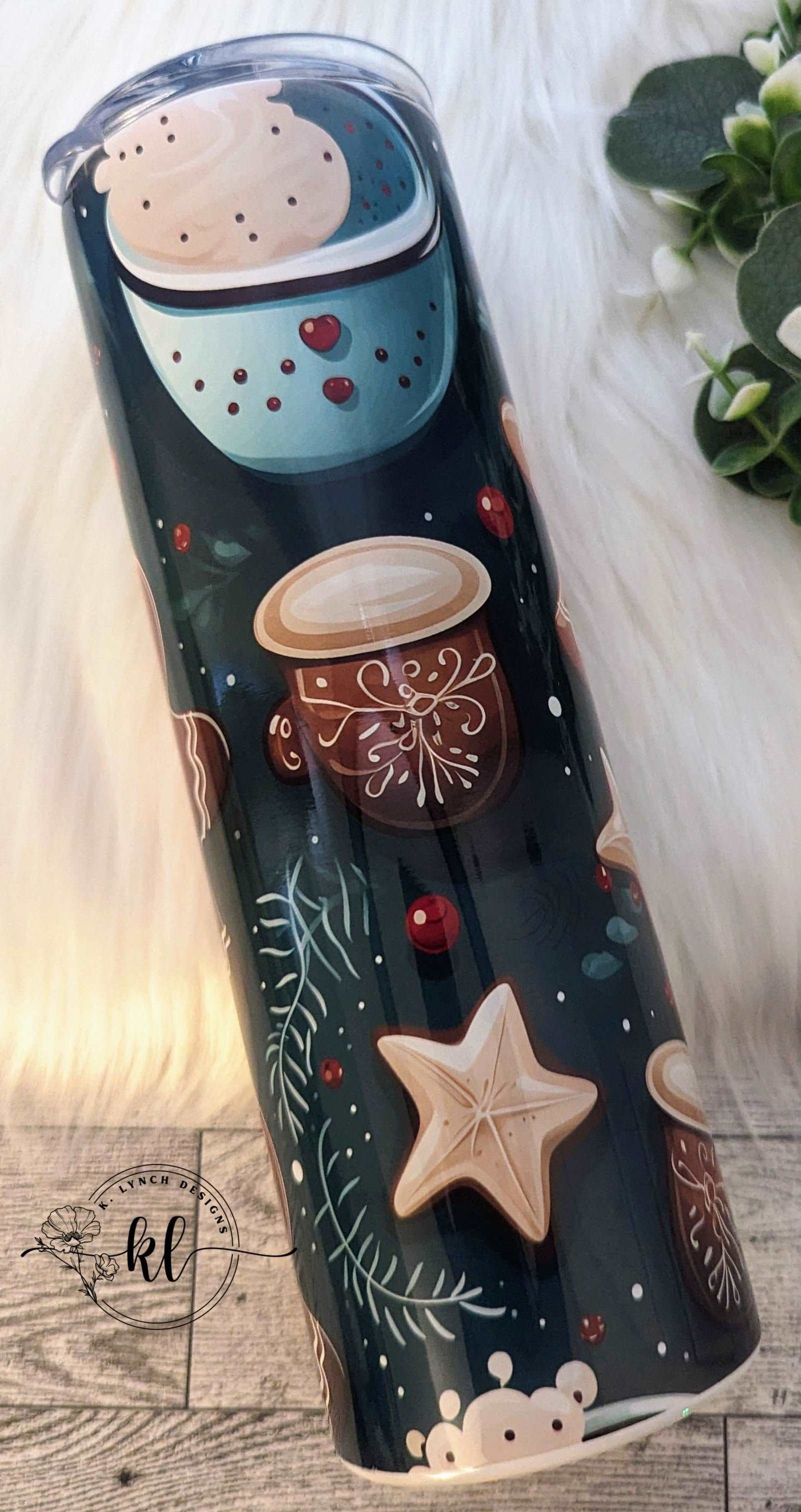 30 oz. Ginger Bread Cookie w/Hot Chocolate and Stars