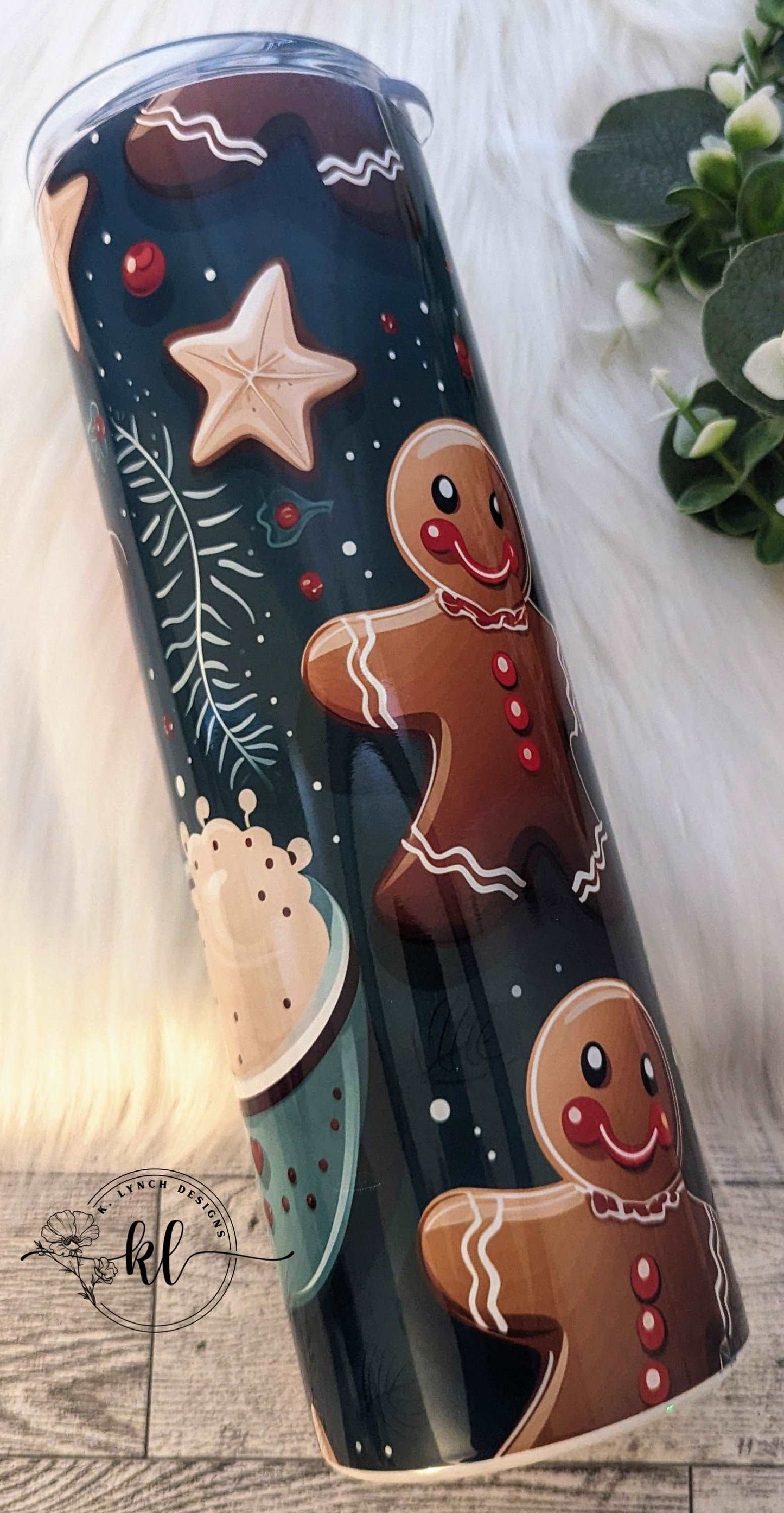 30 oz. Ginger Bread Cookie w/Hot Chocolate and Stars