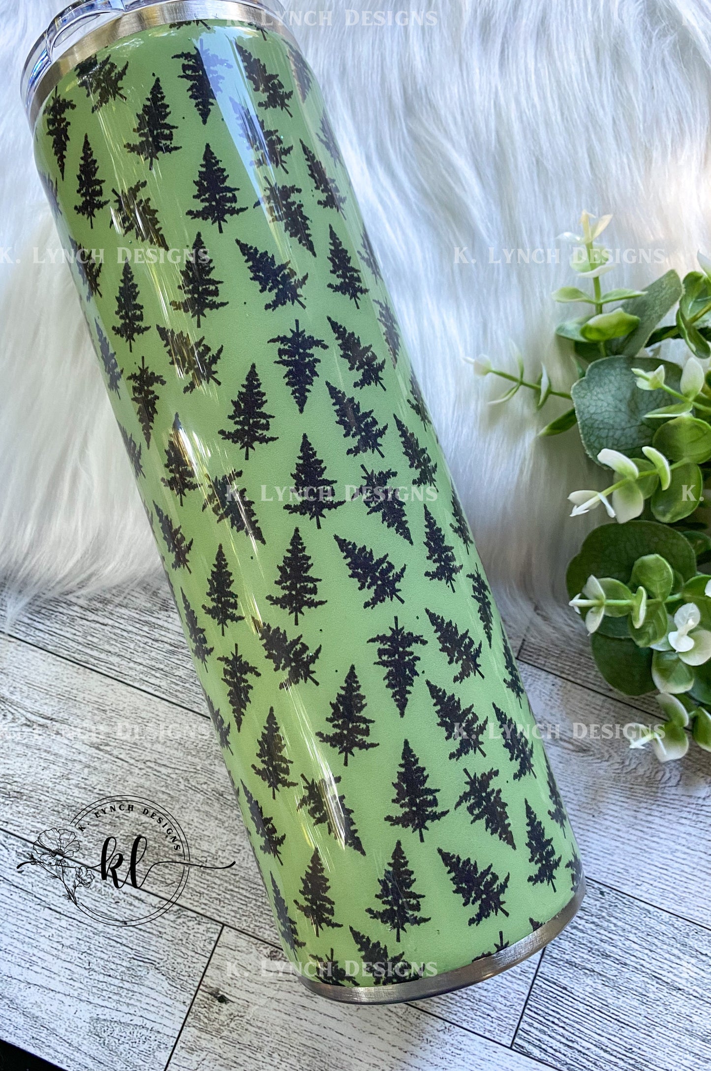20 or 30 oz. "Into the Forest I Go" Glitter Tumblers