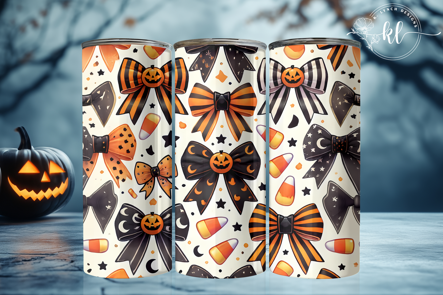20 oz. Coquette Halloween Tumbler
