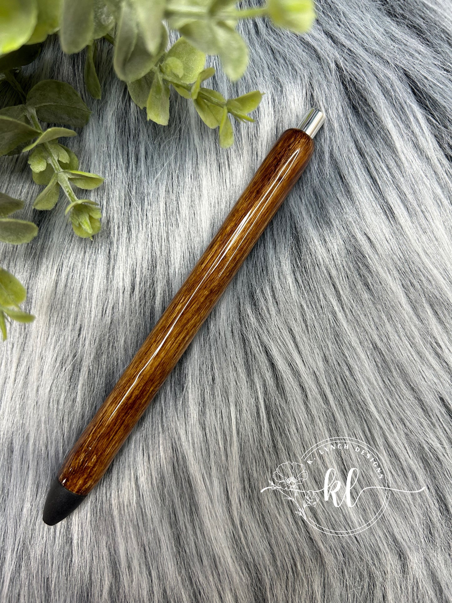 "Best Dad Ever." Woodgrain Style Pen