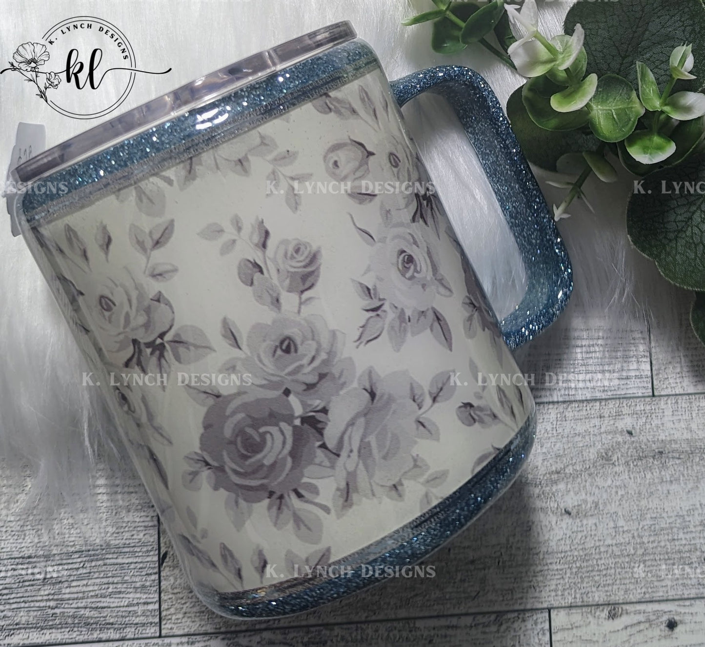 12 oz. Glitter Coffee Mug "Manifest That Sh!t"