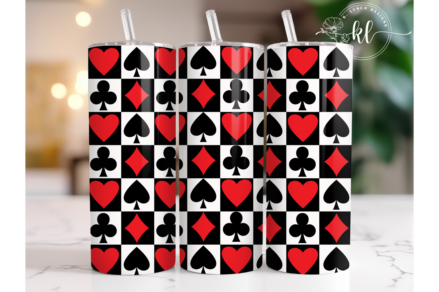 20 oz. Playing Cards Tumbler