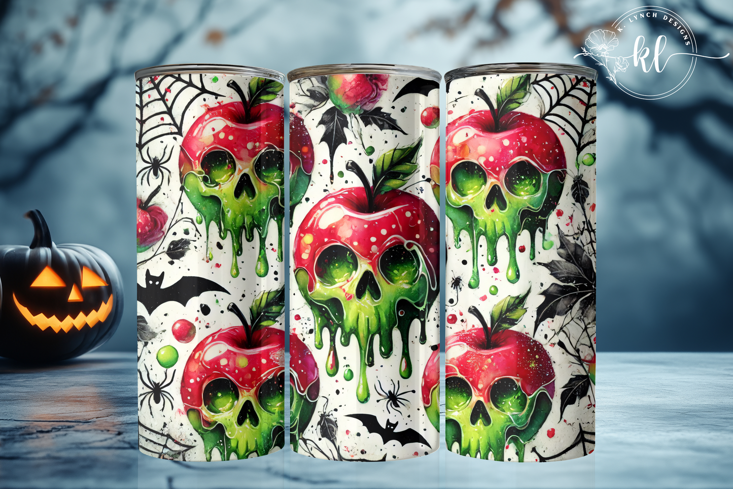 20 oz. Poison Apples Halloween Tumbler