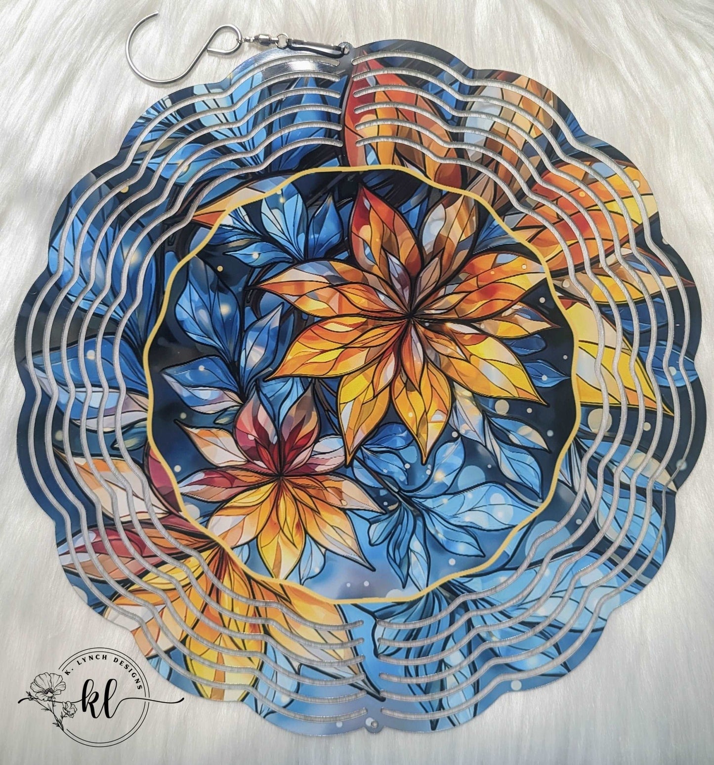 Colorful Flower Wind Spinner