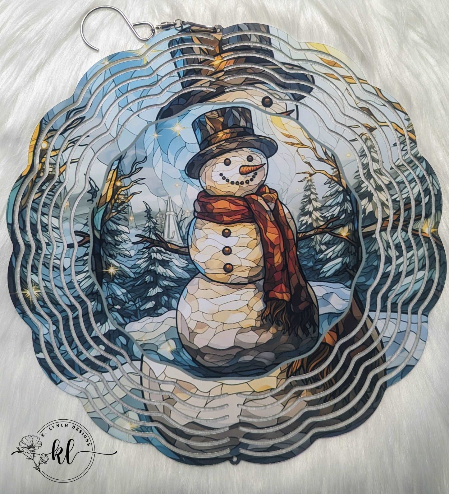 Snowman Wind Spinner