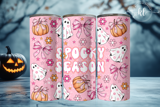 20 oz.  Pink Spooky Season Tumbler