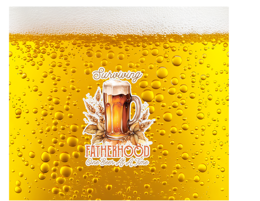 20 oz. Surviving Fatherhood - Beer Bubble Tumbler